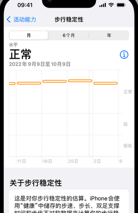 武陵源iPhone手机维修如何在iPhone开启'步行稳定性通知'