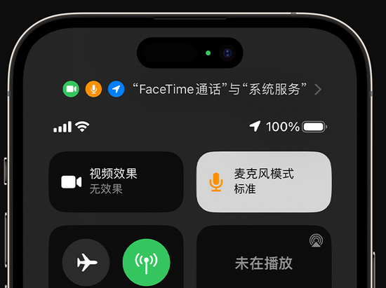 武陵源苹果授权维修网点分享iPhone在通话时让你的声音更清晰 