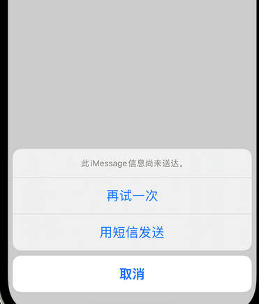 武陵源apple维修iPhone上无法正常发送iMessage信息