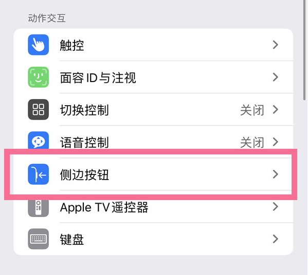 武陵源苹果14维修店分享iPhone14 Plus侧键双击下载功能关闭方法 