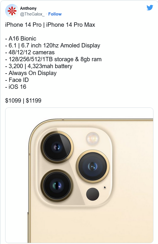 武陵源苹果14维修分享iPhone 14全系涨价 